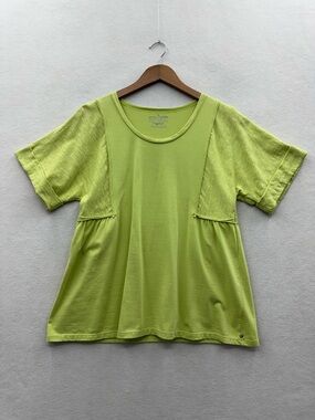 Neon Buddha Women’s Small Top Green Lagenlook Boho